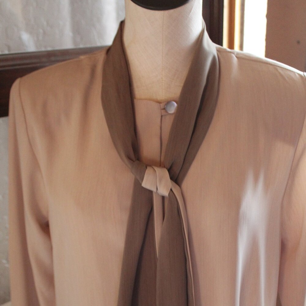S.G. Sport Collection Blouse with Scarf- NWT